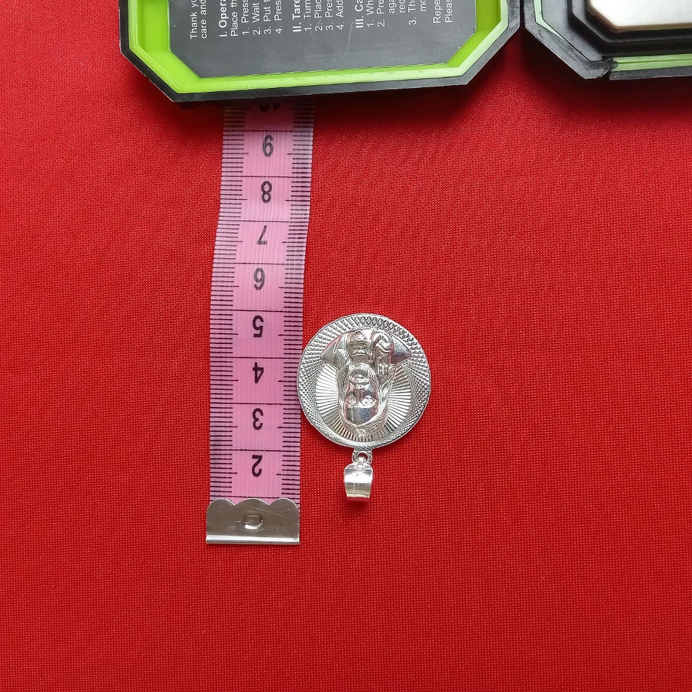 925 Sterling‎ Silver Double Sided Pendant jesus/Virgin Guadalupe Charm Necklace